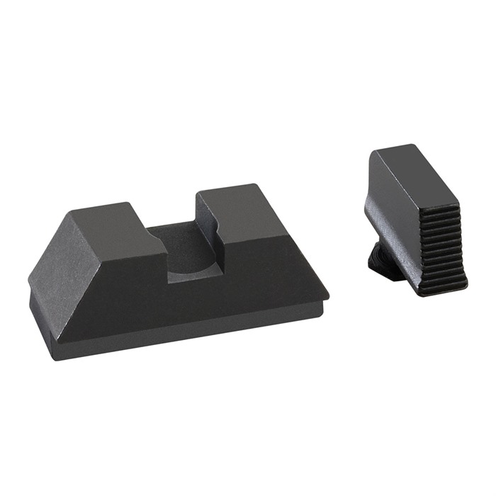 2L TALL OPTIC COMPATIBLE SERRATED SIGHT SET FOR GLOCK® 2L OPTIC COMP SIGHTS SERRATD FRONT .240”F /.315”R FOR GLOCK 2L TALL OPTIC COMPATIBLE SERRATED SIGHT SET FOR GLOCK® 2L OPTIC COMP SIGHTS SERRATD FRONT .240”F /.315”R FOR GLOCK