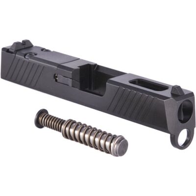 SLIDES W/ 407K CUT FOR GLOCK 43® BRN WINDOW SLIDE ASSEMBLY FOR GLOCK 43 WITH HOLOSUN 407K CUT