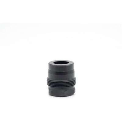 MINI MUZZLE BRAKE MINI MUZZLE BRAKE 0.571 5/8X32 THREAD SQUARE SHOULDER BLACK