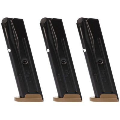 P250/P320 FULL SIZE/CARRY 9MM LUGER HANDGUN MAGAZINES P250/P320 FS MAGAZINE 9MM LUGER 10RD COYOTE 3/PACK