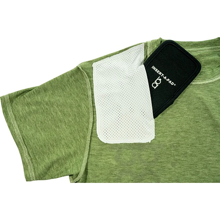 SHOOTING T-SHIRT WITH INSERT-A-PAD SHOOTING T-SHIRT WITH INSERT-A-PAD GREEN 3XL SHOOTING T-SHIRT WITH INSERT-A-PAD SHOOTING T-SHIRT WITH INSERT-A-PAD GREEN 3XL