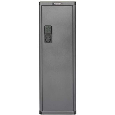 GUN CABINET WITH DIGITAL LOCK GUN CABINET W/DIGITAL LOCK 12-GUN 55” H X 18” W X 15” D BLK