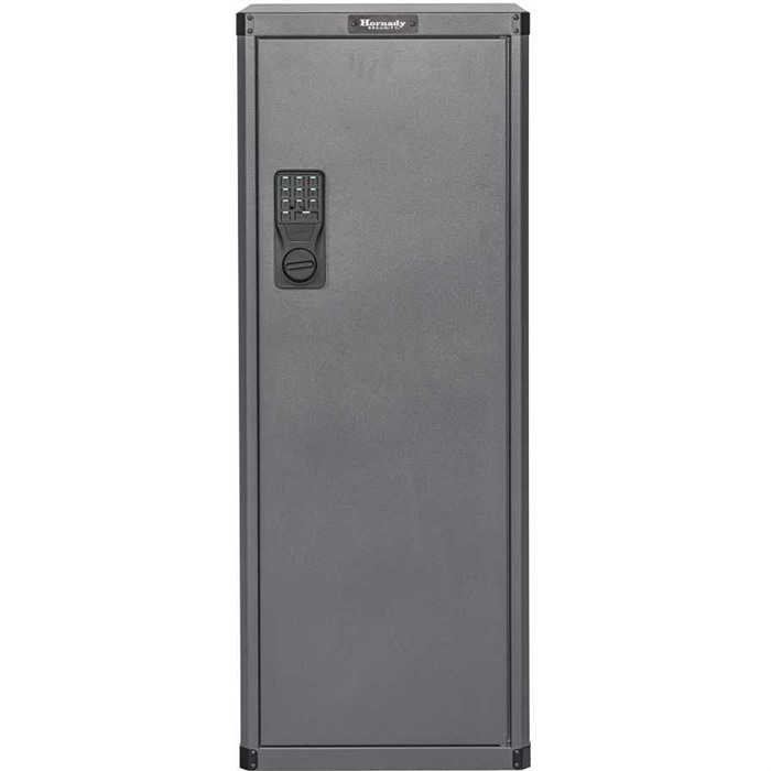 GUN CABINET WITH DIGITAL LOCK GUN CABINET W/DIGITAL LOCK 18-GUN 55” H X 21” W X 18” D BLK GUN CABINET WITH DIGITAL LOCK GUN CABINET W/DIGITAL LOCK 18-GUN 55” H X 21” W X 18” D BLK
