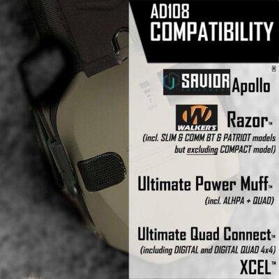 SIGHTLINES GEL EAR PAD ADAPTER PLATES SIGHTLINES ADAPTER PLATES FOR MOST WALKER HEADSETS