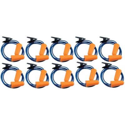 RANGE PLUGS RANGE EAR PLUGS 31DB NRR 10-PACK BLUE/ORANGE