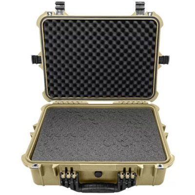 20” LARGE HARD GEAR CASE WITH RAGAR FOAM INSERTS 20” LARGE HARD GEAR CASE W/RAGAR FOAM INSERTS TAN