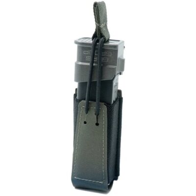 SINGLE PISTOL MAG POUCH WITH BUNGEE RETENTION SINGLE PISTOL MAG POUCH W/BUNGEE RETENTION RANGER GREEN
