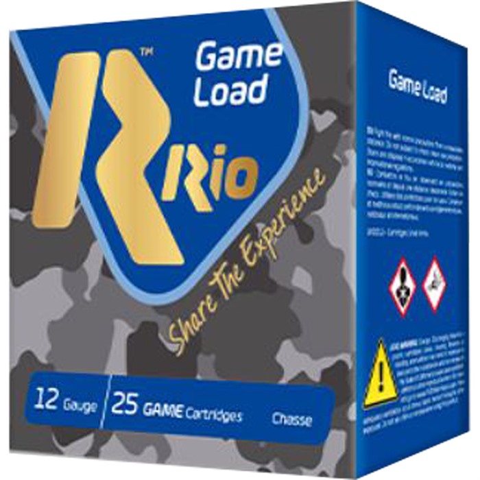 GAME LOAD 30 12 GAUGE 2-3/4” #8 SHOT SHOTGUN AMMO GAME LOAD 12 GAUGE 2-3/4” 1-1/16 OZ #8 SHOT 25/BOX