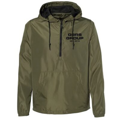 GBRS GROUP INSTRUCTOR WINDBREAKER- ANNIVERSARY EDITION GBRS GROUP ANNIV ED. INSTRUCTOR WINDBREAKER 3XL ARMY GREEN