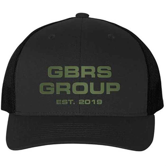 GBRS GROUP INSTRUCTOR TRUCKER HAT – ANNIVERSARY EDITION GBRS GROUP ANNIV ED. INSTRUCTOR TRUCKER HAT BLACK GBRS GROUP INSTRUCTOR TRUCKER HAT – ANNIVERSARY EDITION GBRS GROUP ANNIV ED. INSTRUCTOR TRUCKER HAT BLACK