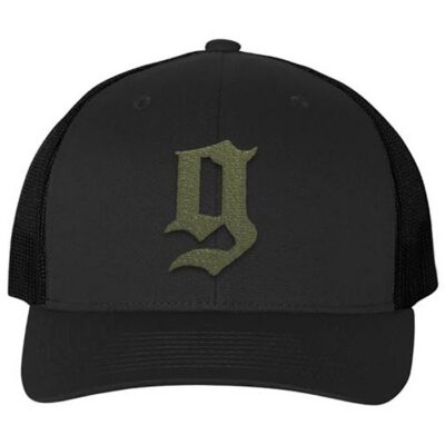PUFF ”G” TRUCKER HAT PUFF G TRUCKER HAT BLACK