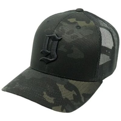 PUFF ”G” TRUCKER HAT PUFF G TRUCKER HAT MULTI-CAM BLACK