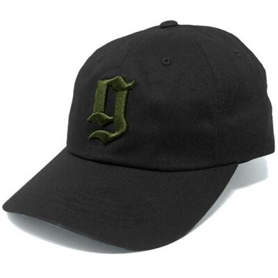 PUFF ”G” DAD HAT PUFF G DAD HAT BLACK & OLIVE DRAB GREEN