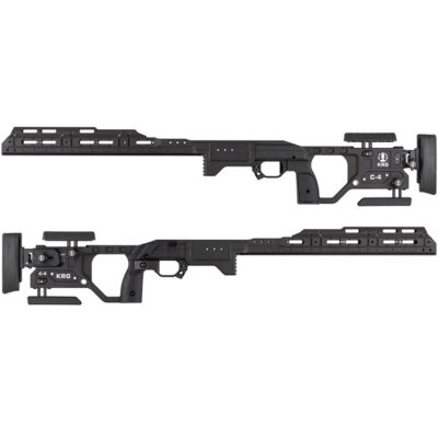 C-4 MONOLITHIC CHASSIS FOR REMINGTON 700 SHORT ACTION C-4 CHASSIS REM700 SA W/EXT OPT SHROUD/THUMBGRIP/OVERMOLDED