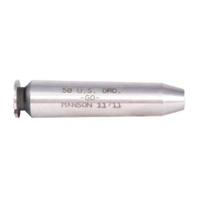 MANSON PRECISION RIMLESS CARTRIDGE HEADSPACE GAUGE 50 BMG GO GAUGE HEADSPACE GAUGE STEEL