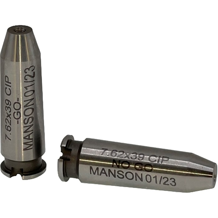 MANSON PRECISION RIMLESS CARTRIDGE HEADSPACE GAUGE 7.62X39MM (CIP SPEC) GO GAUGE HEADSPACE GAUGE STEEL MANSON PRECISION RIMLESS CARTRIDGE HEADSPACE GAUGE 7.62X39MM (CIP SPEC) GO GAUGE HEADSPACE GAUGE STEEL