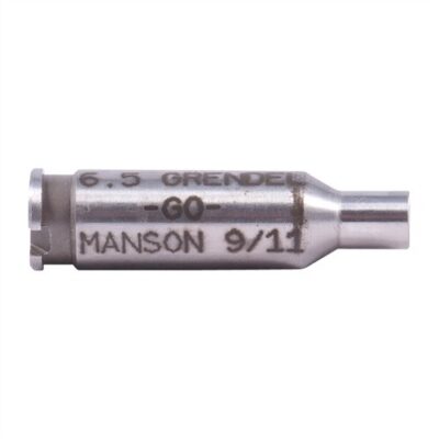 MANSON PRECISION RIMLESS CARTRIDGE HEADSPACE GAUGE 6.5MM GRENDEL GO GAUGE HEADSPACE GAUGE STEEL