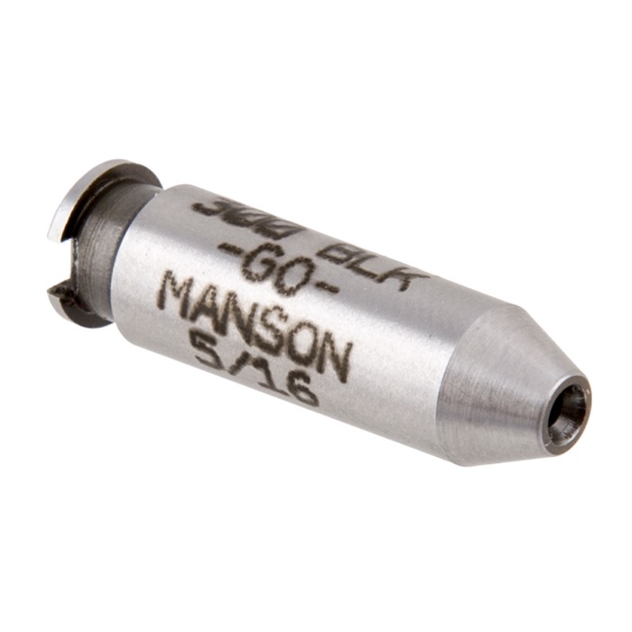 MANSON PRECISION RIMLESS CARTRIDGE HEADSPACE GAUGE 221 REM FIREBALL/300 AAC BLACKOUT GO GA HEADSPACE GA STEEL MANSON PRECISION RIMLESS CARTRIDGE HEADSPACE GAUGE 221 REM FIREBALL/300 AAC BLACKOUT GO GA HEADSPACE GA STEEL