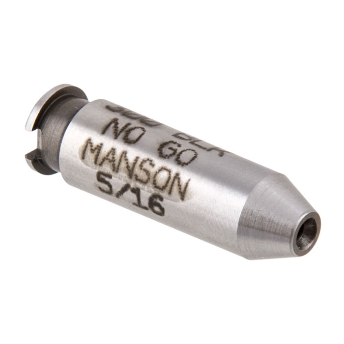 MANSON PRECISION RIMLESS CARTRIDGE HEADSPACE GAUGE 221 REMFIREBALL/300 AAC BLACKOUT NO GO GA HEADSPACE GA STEEL MANSON PRECISION RIMLESS CARTRIDGE HEADSPACE GAUGE 221 REMFIREBALL/300 AAC BLACKOUT NO GO GA HEADSPACE GA STEEL