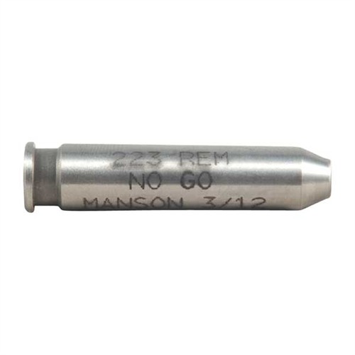 MANSON PRECISION RIMLESS CARTRIDGE HEADSPACE GAUGE 223 REMINGTON NO-GO GAUGE STEEL MANSON PRECISION RIMLESS CARTRIDGE HEADSPACE GAUGE 223 REMINGTON NO-GO GAUGE STEEL