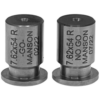 MANSON PRECISION RIMMED CARTRIDGE HEADSPACE GAUGE GO GAUGE FITS 7.62 X 54R RUSSIAN STEEL