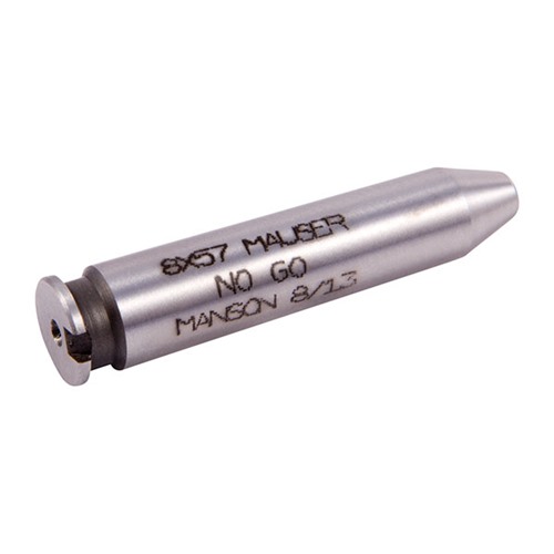 MANSON PRECISION RIMLESS CARTRIDGE HEADSPACE GAUGE 8MM MAUSER (5X57MM) NO GO GAUGE HEADSPACE GAUGE STEEL MANSON PRECISION RIMLESS CARTRIDGE HEADSPACE GAUGE 8MM MAUSER (5X57MM) NO GO GAUGE HEADSPACE GAUGE STEEL
