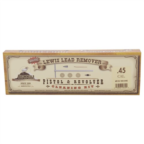 LEWIS LEAD REMOVER LEWIS LEAD REMOVER HANDGUN KIT, 45 CALIBER LEWIS LEAD REMOVER LEWIS LEAD REMOVER HANDGUN KIT, 45 CALIBER