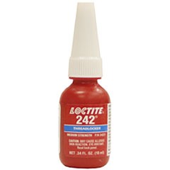 #242 MEDIUM STRENGTH BLUE THREADLOCKER #242 MEDIUM STRENGTH BLUE THREADLOCKER 0.34 FL OZ