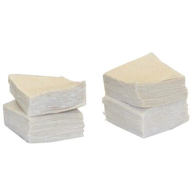 MIL SPEC GUN CLEANING PATCHES MIL-SPEC COTTON PATCHES, 1.25” SQUARE, .22 CAL, 1,000 PACK