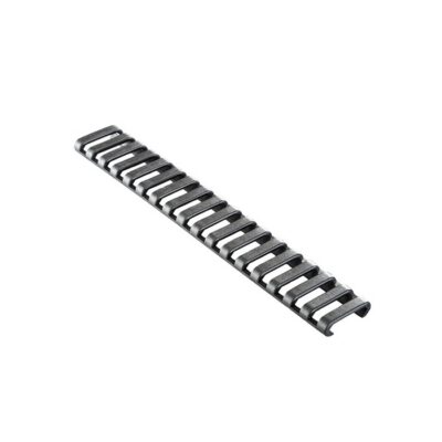 18-SLOT LOWPRO LADDER RAIL COVER – PICATINNY  RAIL GUARD LOWPRO RAIL GUARD PICATINNY POLYMER BLACK 6”