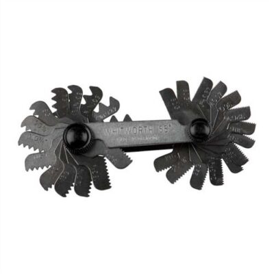 BROWNELL’S STRAIGHT THREAD PITCH GAUGE STRAIGHT THREAD PITCH GAUGE, BSW