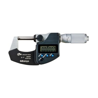 DIGIMATIC ELECTRONIC OUTSIDE MICROMETER 0-1”DIGITAL ELECTRONIC OUTSIDE MICROMETER W/FRICTION THIMBLE