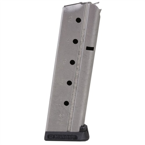 1911 9MM MAGAZINES 9MM GOVT/COMM S/S 10 RD. FLAT FOLLOWER W/ REMOVABLE BASE 1911 9MM MAGAZINES 9MM GOVT/COMM S/S 10 RD. FLAT FOLLOWER W/ REMOVABLE BASE