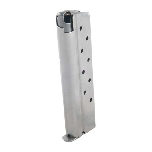 1911 10MM MAGAZINE 10MM/GOVT/COMM S/S 8 RD. ROUND FOLLOWER W/WELDED BASE 1911 10MM MAGAZINE 10MM/GOVT/COMM S/S 8 RD. ROUND FOLLOWER W/WELDED BASE