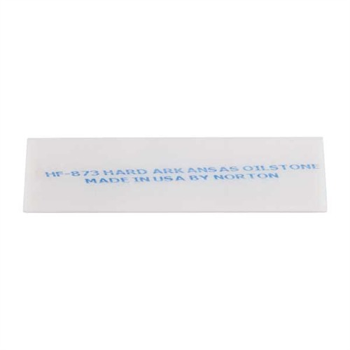 NORTON PREMIUM HARD ARKANSAS STONES ARKANSAS STONE, KNIFE HF-873, HAND, 3” X 3/4” X 1/8”