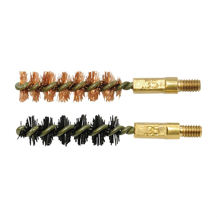 BORE BRUSH 2PK NYLON/BRONZE 35 CALIBER BORE BRUSH 2/PACK BORE BRUSH 2PK NYLON/BRONZE 35 CALIBER BORE BRUSH 2/PACK