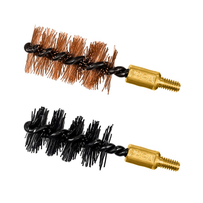 BORE BRUSH 2PK NYLON/BRONZE 28 GAUGE BORE BRUSH 2/PACK BORE BRUSH 2PK NYLON/BRONZE 28 GAUGE BORE BRUSH 2/PACK