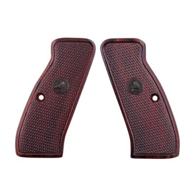 RENEGADE WOOD LAMINATE GRIPS CZ 75 CZ 75 ROSEWOOD CHECKERED