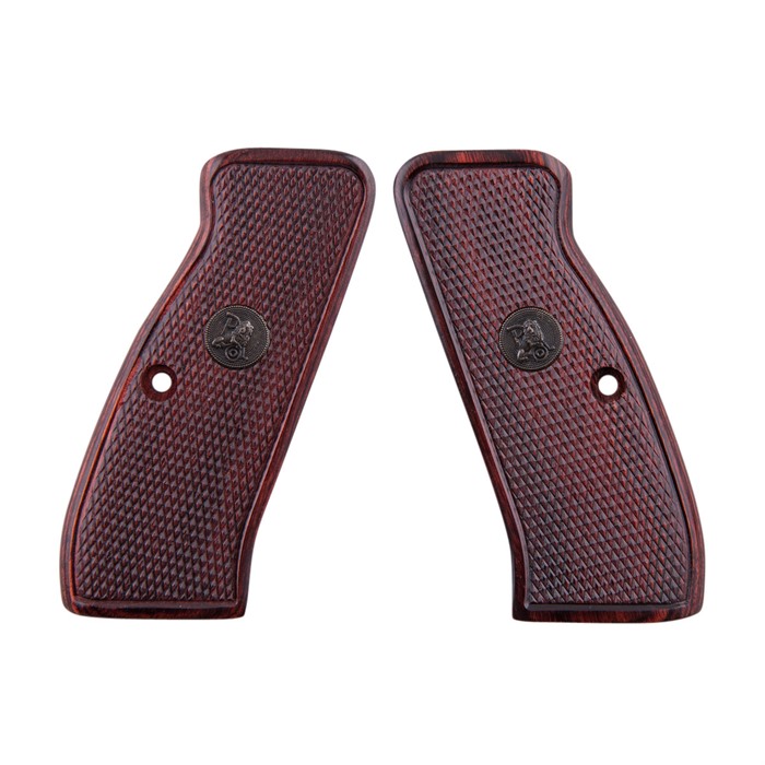 RENEGADE WOOD LAMINATE GRIPS CZ 75 CZ 75 ROSEWOOD CHECKERED