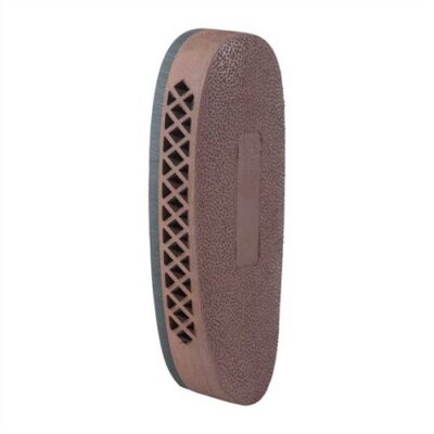 F325B DELUXE BLACK BASE FIELD RECOIL PAD 1.1” MEDIUM BROWN STIPPLE FACE
