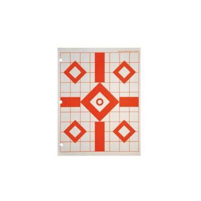 Sinclair Fluorescent Sight-in Target (25) FLUORESCENT SIGHT-IN TARGETS 25 PACK