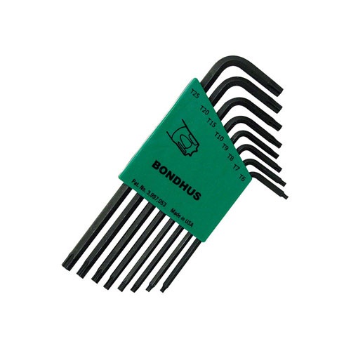 8 PC TORX WRENCH SET BONDHUS 8 PC TORX WRENCH SET 8 PC TORX WRENCH SET BONDHUS 8 PC TORX WRENCH SET