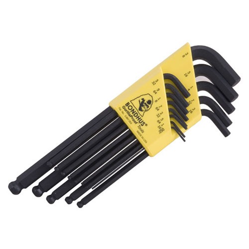 BALLDRIVER® HEX KEY L-WRENCH SETS BALLDRIVER STANDARD HEX KEY L-WRENCH (.05-3/8) 13-PIECE SET BALLDRIVER® HEX KEY L-WRENCH SETS BALLDRIVER STANDARD HEX KEY L-WRENCH (.05-3/8) 13-PIECE SET
