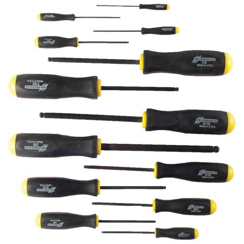 BONDHUS~ BALLDRIVER~ HEX SETS BONDHUS 6-PIECE METRIC HEX SCREWDRIVER SET – 1.5MM-5MM BONDHUS~ BALLDRIVER~ HEX SETS BONDHUS 6-PIECE METRIC HEX SCREWDRIVER SET – 1.5MM-5MM