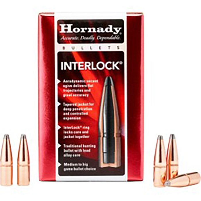 INTERLOCK 7MM (0.284”) SOFT POINT BULLETS INTERLOCK® 7MM (0.284”) 175GR SPIRE POINT 100/BOX INTERLOCK 7MM (0.284”) SOFT POINT BULLETS INTERLOCK® 7MM (0.284”) 175GR SPIRE POINT 100/BOX