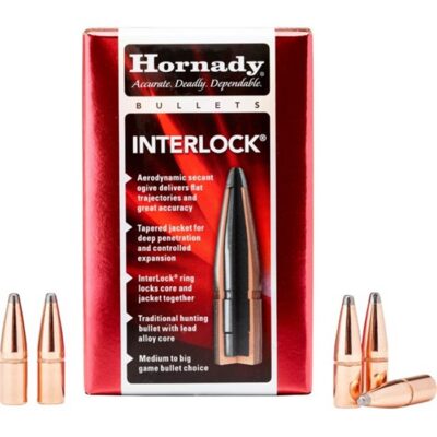 INTERLOCK 35 CALIBER (0.358”) SOFT POINT BULLETS INTERLOCK 35 CALIBER (0.358”) 250GR SP-RP 100/BOX