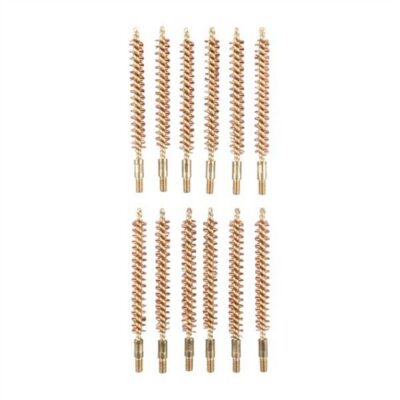 Dozen Pack Bronze Rifle Brushes BRONZE RIFLE BORE BRUSH, 270 CALIBER, 8-32M, 12 PACK