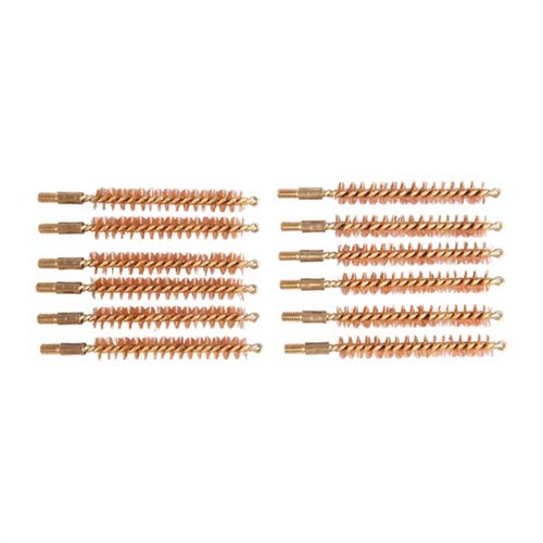 Dozen Pack Bronze Rifle Brushes BRONZE RIFLE BORE BRUSH, 30 CALIBER, 8-32M, 12 PACK