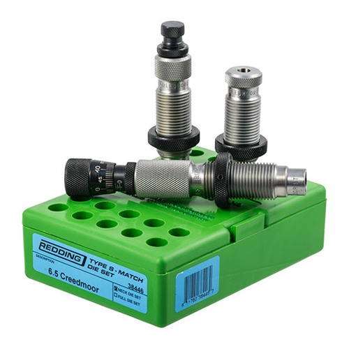 TYPE S MATCH BUSHING NECK DIE SETS TYPE S MATCH BUSHING NECK DIE SET 6.5MM CREEDMOOR TYPE S MATCH BUSHING NECK DIE SETS TYPE S MATCH BUSHING NECK DIE SET 6.5MM CREEDMOOR