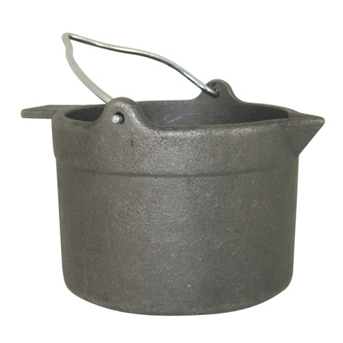 10 LB. CAST IRON LEAD POT 10 LB CAST IRON LEAD POT